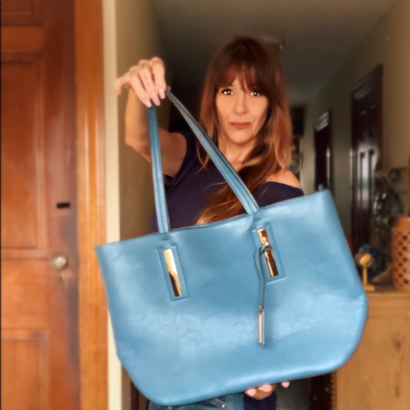 Dark Slate Blue Handbag - Picture 8 of 12